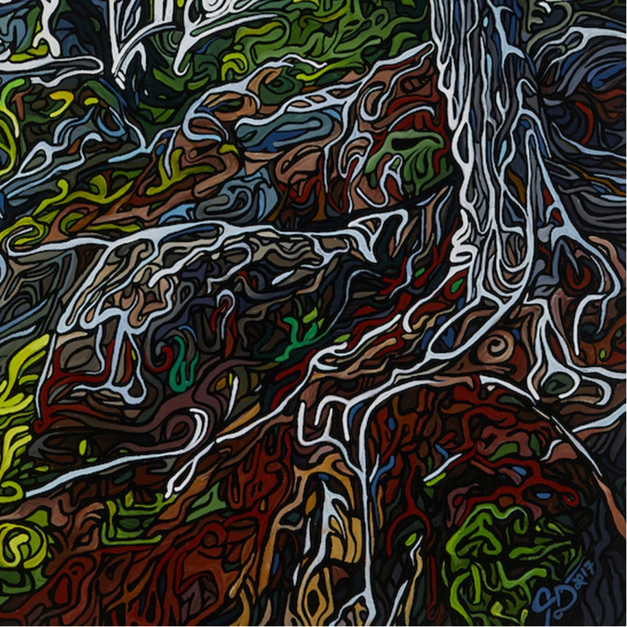 #107 “藏在树叶下”