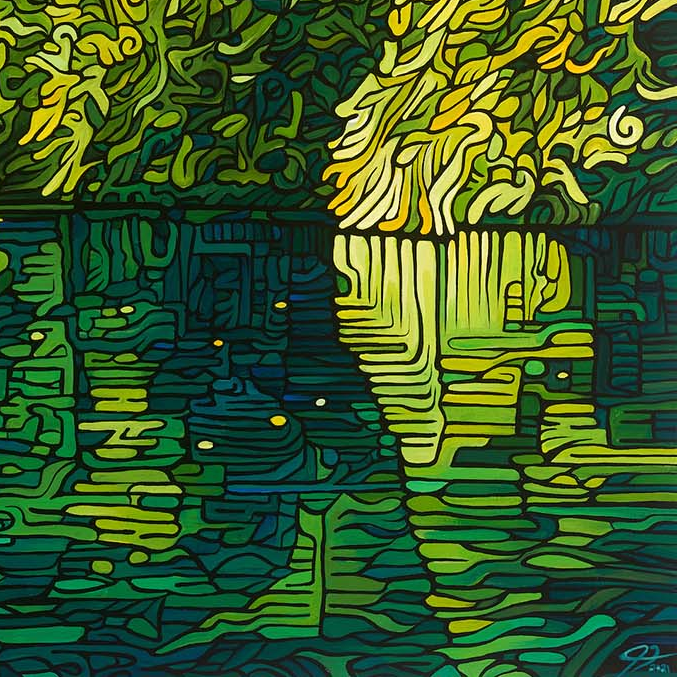 #206 – Réflexion émeraude