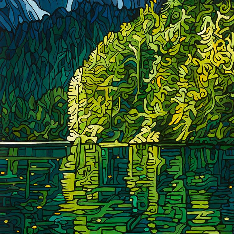 #206 – Réflexion émeraude