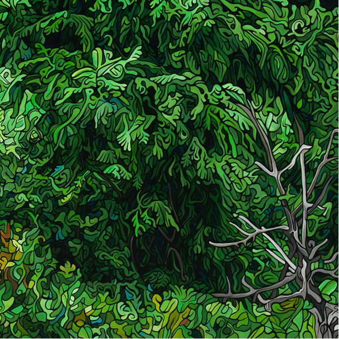 #256 – Caché parmi les sapins