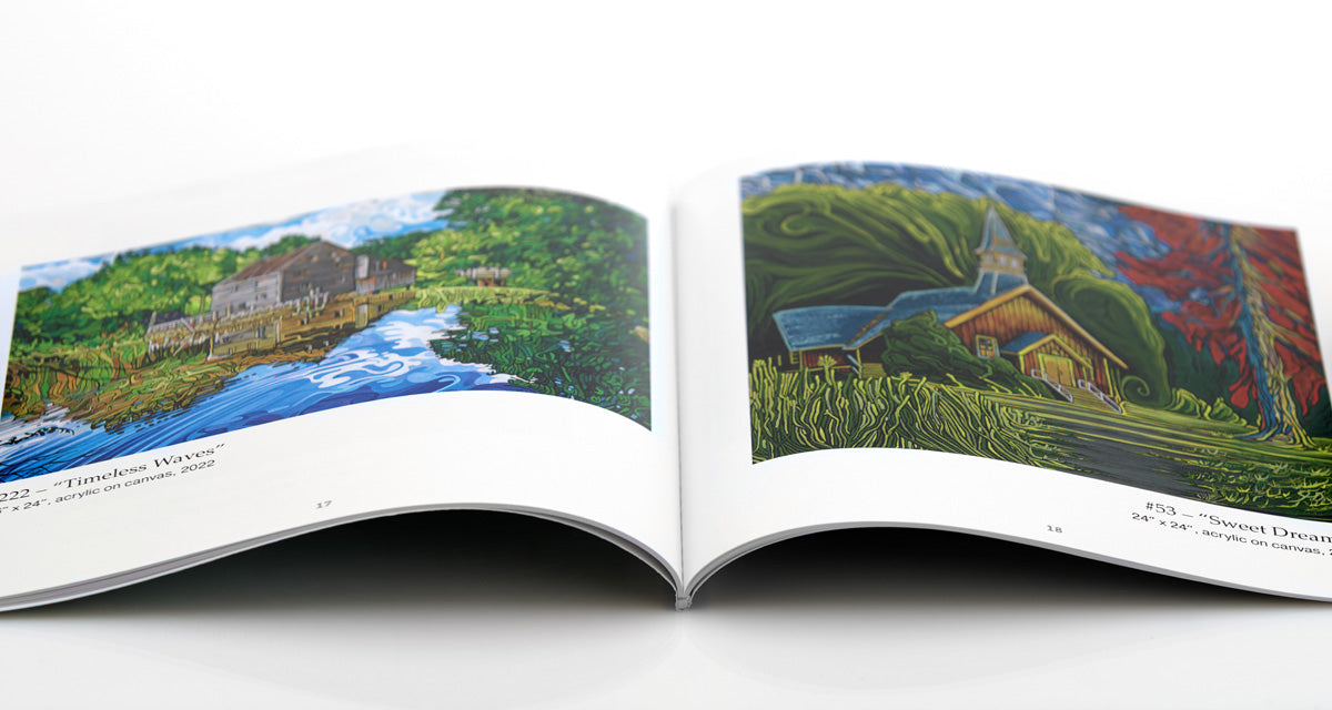 "Structures" Art Book by Jeff Dillon | Architectural and Landscape Paintings Collection