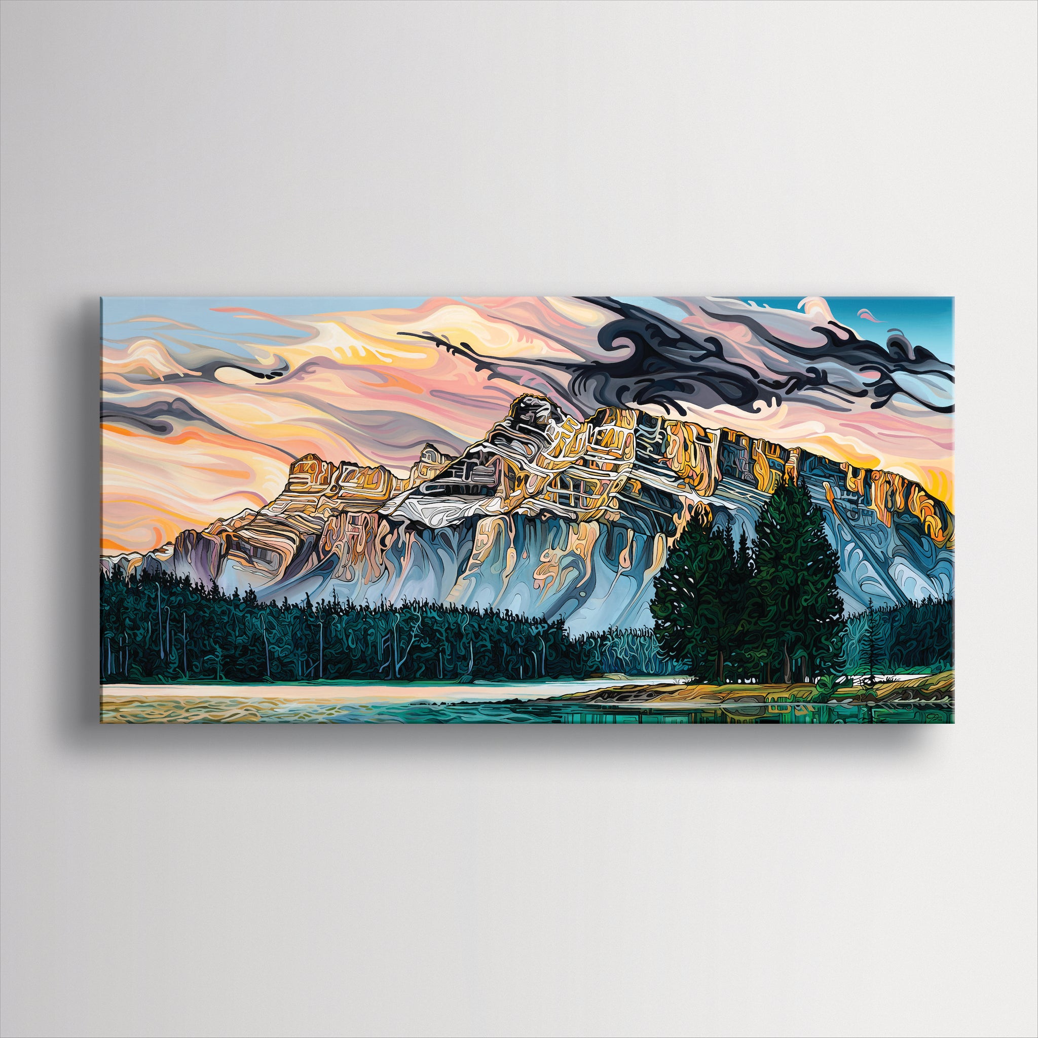 #266 – Crépuscule sur les sommets des montagnes