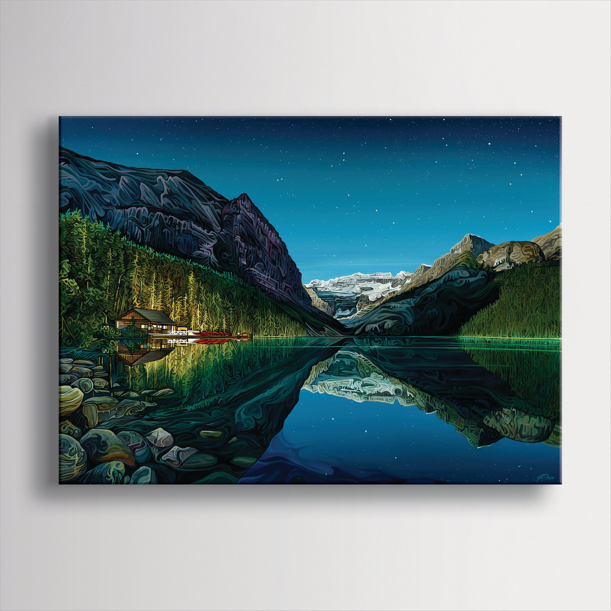 #295 – Étoiles au-dessus du lac Louise