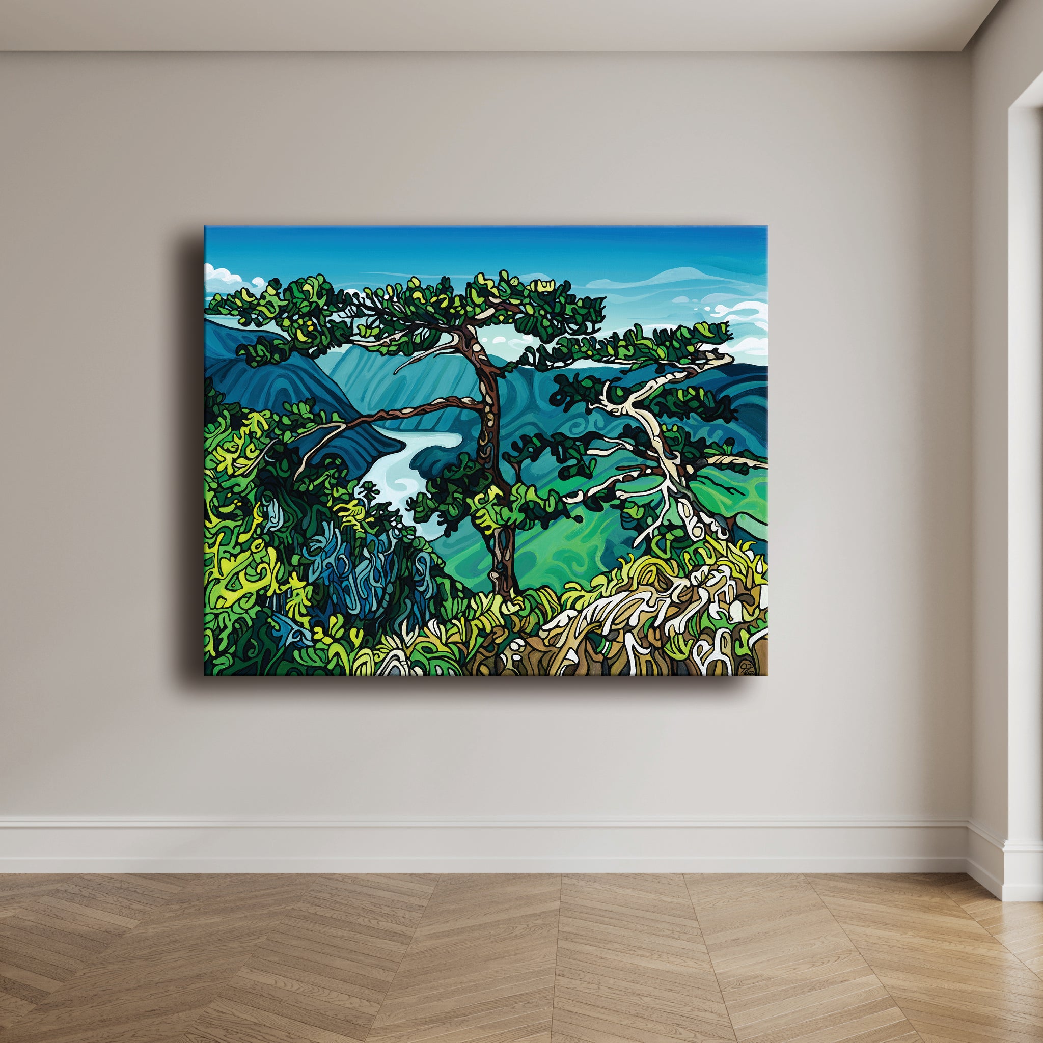 #233 “柔和的蓝色地平线”