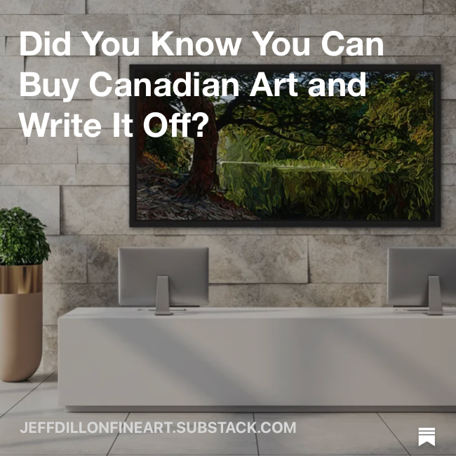 Did You Know You Can Buy Canadian Art and Write It Off?