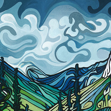 #211 – Chaîne de montagnes Windy Jasper