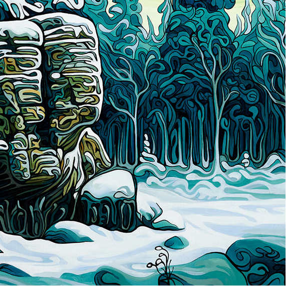 #268 – Lueur de la forêt au clair de lune