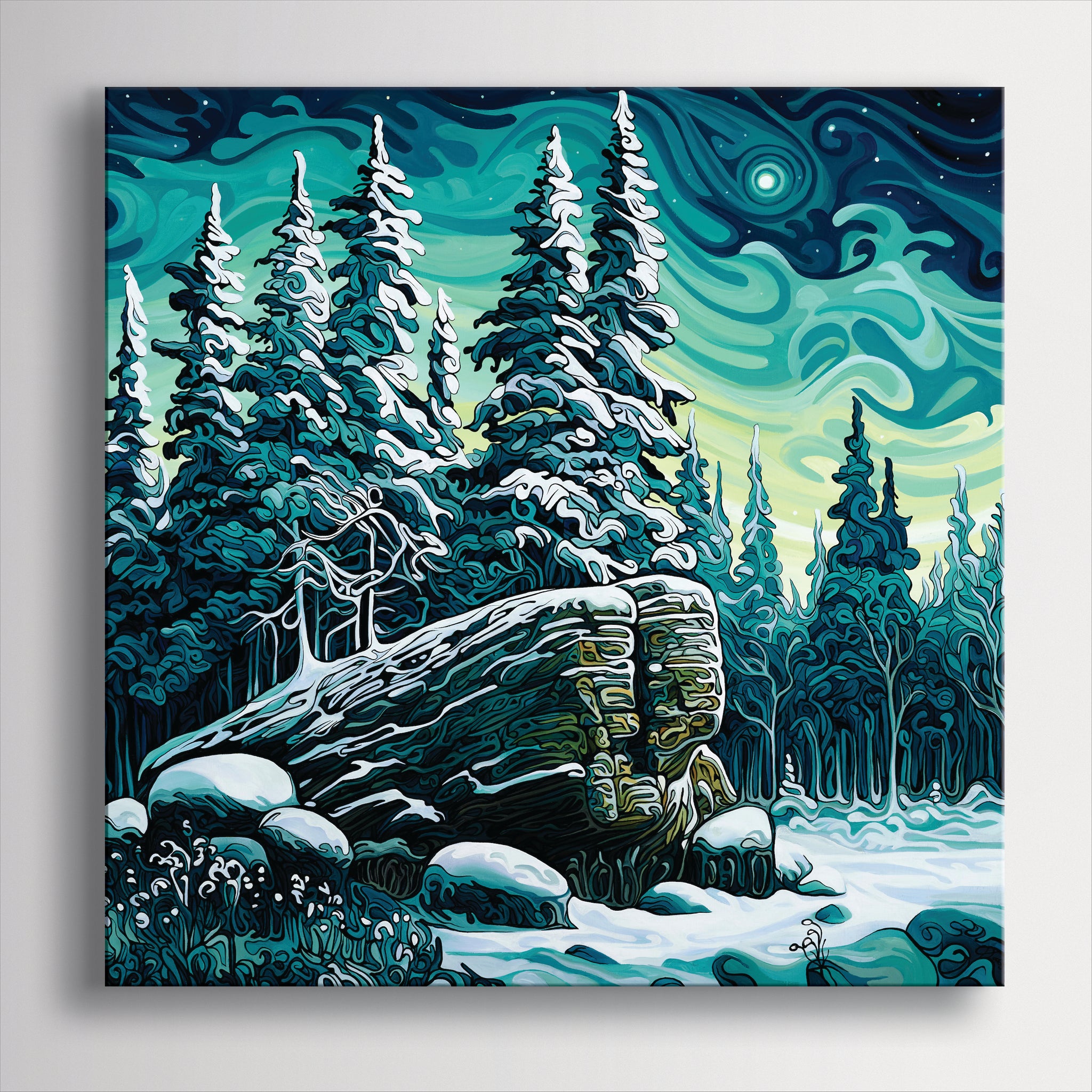 #268 – Lueur de la forêt au clair de lune