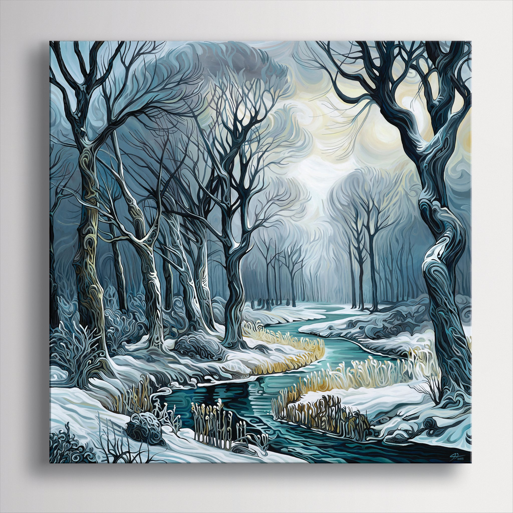 #288 – Rivière tranquille en hiver